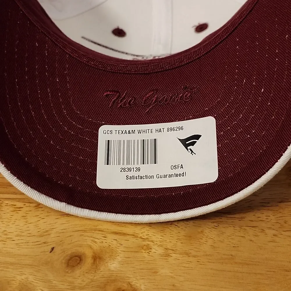 Fanatics Texas A&M University White Snapback Hat - New